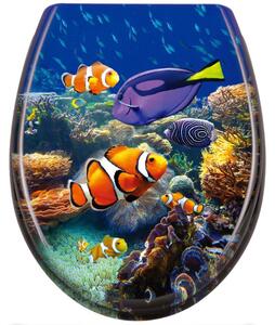 Schütte WC sedadlo SEA LIFE | Duroplast, Soft Close
