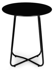 ModernHome Set záhradného nábytku, dve stoličky, čierny stôl