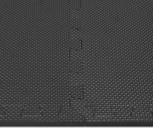 Podložka puzzle na ochranu podlahy, čierna, 6 ks, Monzana