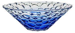 KRIŠTÁĽOVÁ MISA BOHEMIA JIHLAVA LISBOA OMBRE BLUE 300MM