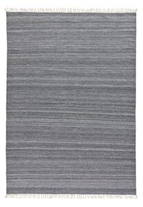 Tmavosivý vonkajší koberec z recyklovaného plastu Universal Liso, 160 x 230 cm