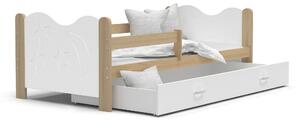 Drevená detská posteľ s úložným priestorom Mikolaj Rozmer: 190x80