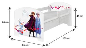 DO Detská posteľ s úložným priestorom Frozen Disney Rozmer: 140x70