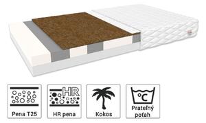 Penové matrace s kokosom Turner 160x200 Poťah: Premium Jersey 3D