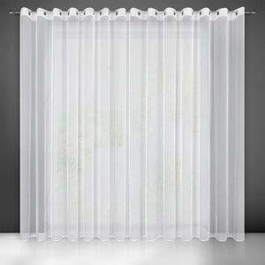 ZÁCLONA NA KRÚŽKOCH PILAR 350X250 CM BIELA