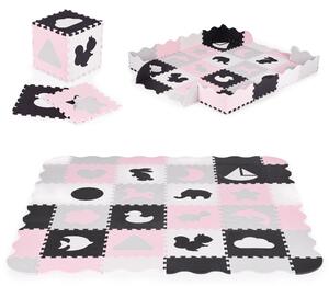Penová podložka s plotom puzzle suchý bazén 36 kusov ECOTOYS