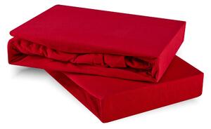 Plachta posteľná červená jersey EMI: Detská plachta 80x160
