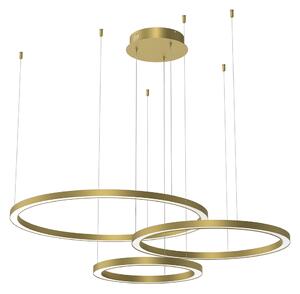 Závesné LED svietidlo Galaxia, 3x LED 85w, 3500k, g