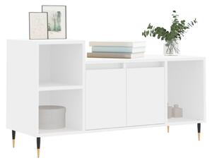 TV skrinka biela 100x35x55 cm spracované drevo
