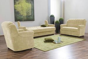 TROJMIESTNA POHOVKA, textil, béžová Max Winzer - Online Only obývacie izby, Online Only