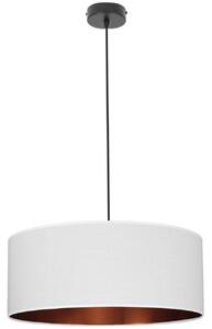 Závesné svietidlo Shade, 1x textilné tienidlo (výber z 2 farieb), (výber z 2 farieb konštrukcie), (fi 50cm), c
