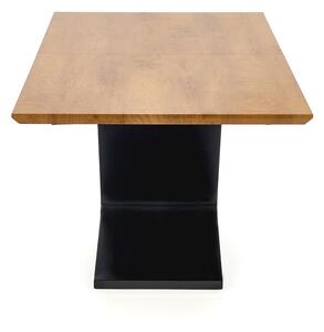 Rozkladací jedálenský stôl Ferguson - dub prírodný / čierna