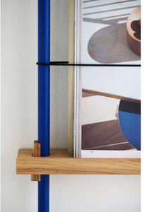 Moebe - Magazine Shelving Oak/Deep Blue Moebe - Lampemesteren