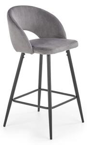 Barová stolička Frony sivá