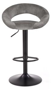 Barová stolička H-102 - sivá / čierna