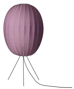 Made By Hand - Knit-Wit 65 High Oval Stojaca Lampa Medium Burgundy - Lampemesteren