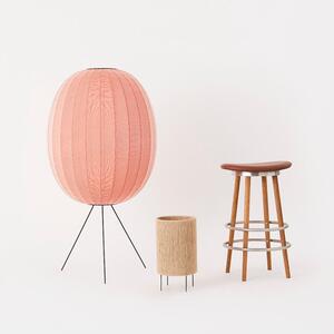 Made By Hand - Knit-Wit 65 High Oval Stojaca Lampa Medium Light Pink - Lampemesteren