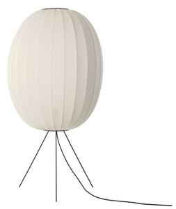 Made By Hand - Knit-Wit 65 High Oval Stojaca Lampa Medium Pearl White - Lampemesteren