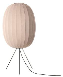 Made By Hand - Knit-Wit 65 High Oval Stojaca Lampa Medium Sand Stone - Lampemesteren