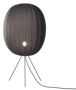 Made By Hand - Knit-Wit 65 High Oval Stojaca Lampa Medium Black - Lampemesteren