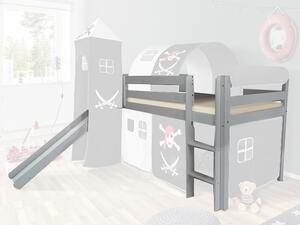 MG Vyvýšená detská posteľ SORO 90x200