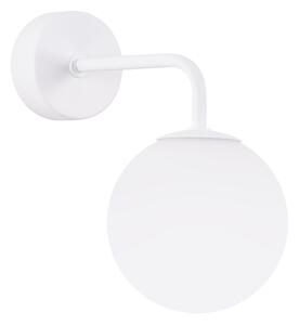 Nástenné svietidlo Astral, 1x biele sklenené tienidlo, w