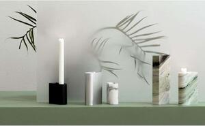 Northern - Monolith Candle Holder Low Mixed White Marble - Lampemesteren