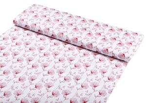 Biante Detské bavlnené posteľné obliečky do postieľky Sandra SA-253 Červené poľné kvety Do postieľky 90x140 a 50x70 cm