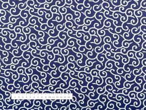 Biante Bavlnený obdĺžnikový obrus Sandra SA-257 Ornamenty na tmavo modrom 50x100 cm