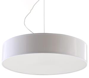 Závesné svietidlo Arena, 1x biele plastové tienidlo, (biely plast), (fi 45 cm)