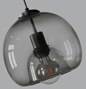 Toolight - Závesná stropná lampa Amber - čierna - APP1027-1CP