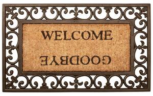 Vonkajšia rohožka Welcome/Goodbye, 75,5x40 cm