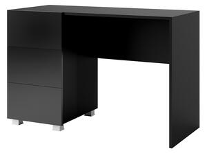 Písací stolík CALABRINI C-01 | čierna/čierny lesk