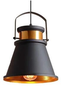 Toolight - Závesná stropná lampa Asti C - čierna/zlatá - APP175-1CP