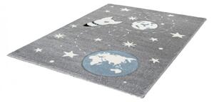 Lalee koberce Kusový koberec Amigo 330 silver - 80x150 cm