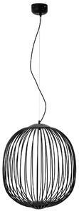 Toolight - Závesná stropná lampa Bello - čierna - APP967-1CP