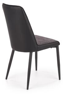 Jedálenská stolička K368 - tmavosivá / čierna