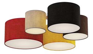 Lindby - Laurenz 5 Stropné Lampa Red/Yellow - Lampemesteren