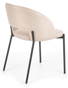Jedálenská stolička K373 - béžová / čierna