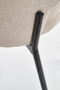 Jedálenská stolička K373 - béžová / čierna