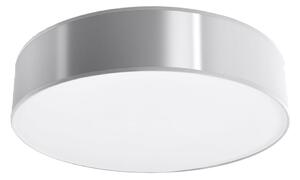 Stropné svietidlo Arena, 1x sivé plastové tienidlo, (biely plast), (fi 55 cm)