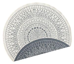 NORTHRUGS - Hanse Home koberce Kusový koberec Twin-Wendeteppiche 103143 creme grau – na von aj na doma - 100x100 (priemer) kruh cm