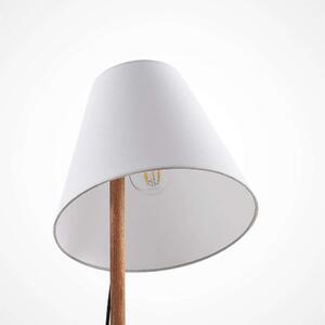 Lucande - Jinda Stolová Lampa White/Wood - Lampemesteren