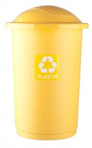 PLAFOR - Kôš na recykláciu odpadu 50l žltý