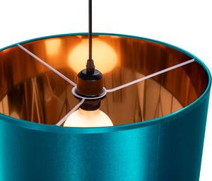 Toolight - Závesná stropná lampa Cilinder - modrá - APP954-1CP