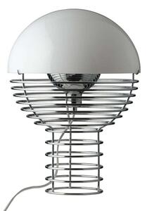 Verpan - Wire Stolová Lampa Ø30 Chrome/White Verpan - Lampemesteren