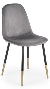 Jedálenská stolička K379 - sivá / čierna