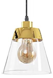 Toolight - Závesná stropná lampa Cone - zlatá - APP895-1CP