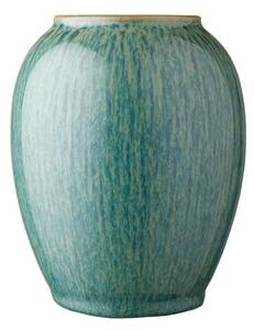 Zelená kameninová váza Bitz, výška 12,5 cm