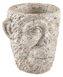 Cementový kvetináč Villa Collection Calbe, výška 19 cm